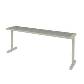 Полка для стола нижняя 1475x250x450 мм, белый металл СТ БМ